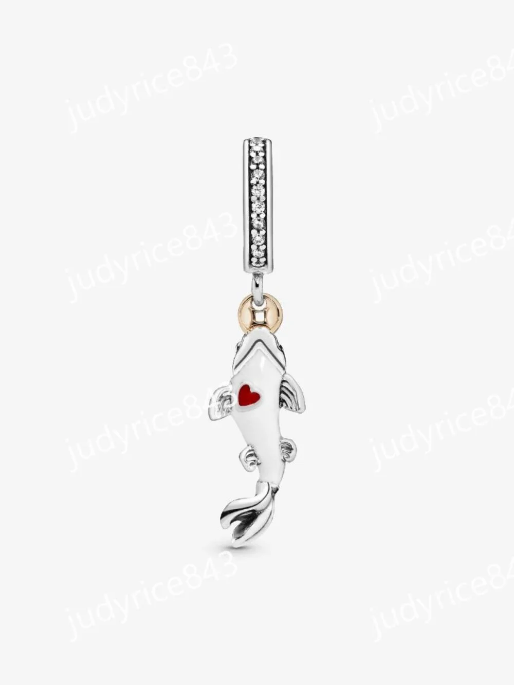 Pandora Good Fortune Carp Fish Dangle Charm